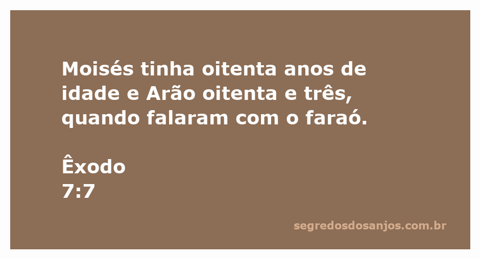 Moisés e Arão diante do faraó, simbolizando a idade e a sabedoria na liderança.
