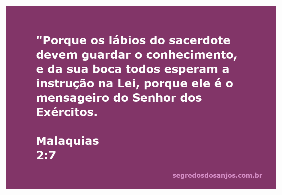 Imagem de um sacerdote ensinando sobre a Lei de Deus conforme Malaquias 2:7