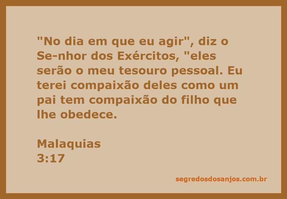 Imagem que representa a compaixão divina conforme descrito em Malaquias 3:17.