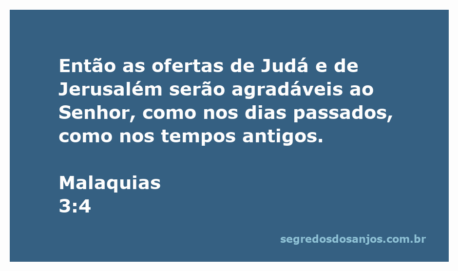 Imagem representativa das ofertas de Judá e Jerusalém agradando ao Senhor, evocando tempos antigos.