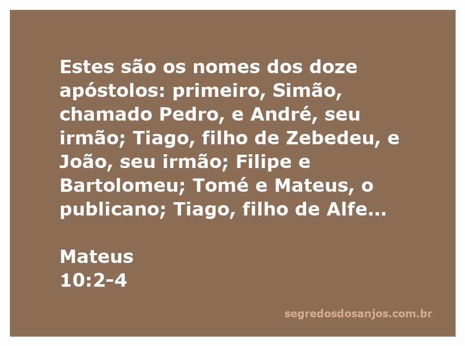 Os doze apóstolos mencionados em Mateus 10:2-4, com destaque para Simão Pedro e Judas Iscariotes.