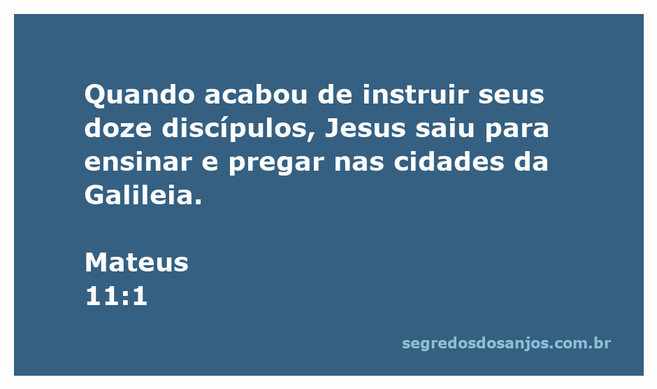 Imagem de Jesus ensinando seus discípulos nas cidades da Galileia