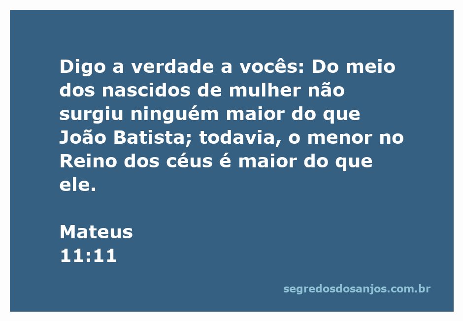 Imagem de João Batista, simbolizando sua grandeza e importância na Bíblia, com uma referência ao versículo de Mateus 11:11.
