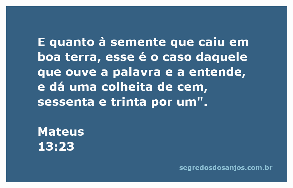 Uma ilustração de sementes germinando em solo fértil, simbolizando a recepção e compreensão da palavra de Deus.