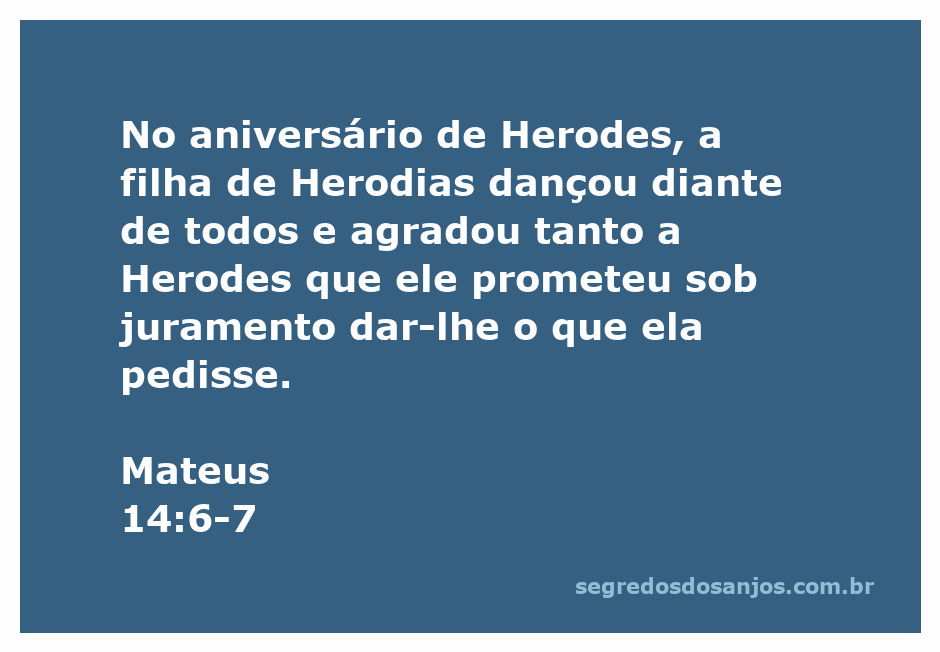 A dança da filha de Herodias durante o aniversário de Herodes, simbolizando a influência e consequências de promessas feitas sob pressão.