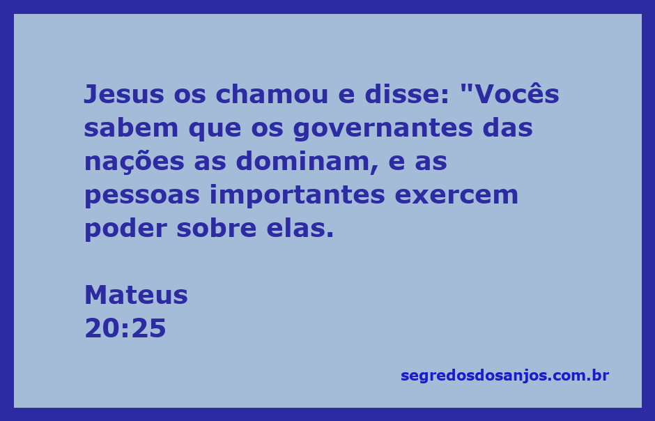 Jesus ensinando sobre liderança e poder entre as nações