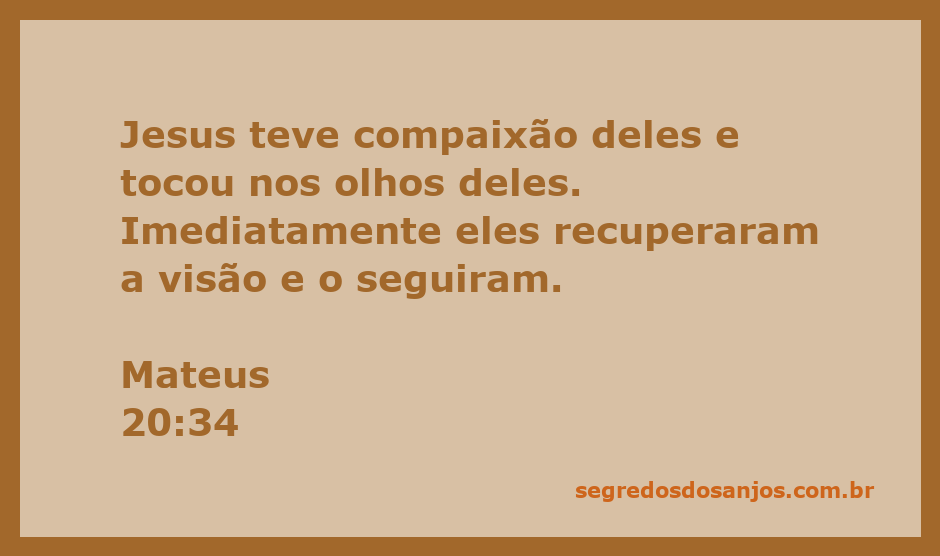 Jesus curando os cegos com compaixão, restaurando a visão.