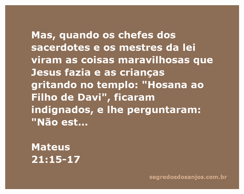 Ilustração de Jesus no templo com crianças louvando e líderes religiosos indignados.