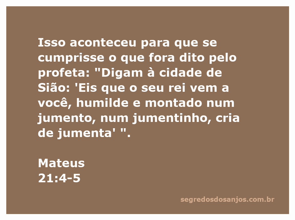 Imagem de um rei montado em um jumento, simbolizando a humildade e o cumprimento da profecia de Mateus 21:4-5.