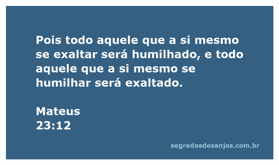 Uma ilustração que representa a humildade e a exaltação, destacando o versículo de Mateus 23:12.