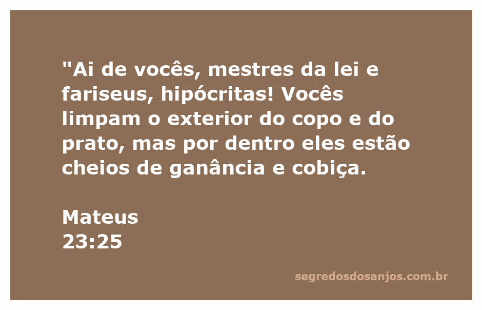 Imagem de um copo e prato limpos por fora, simbolizando a hipocrisia mencionada em Mateus 23:25.
