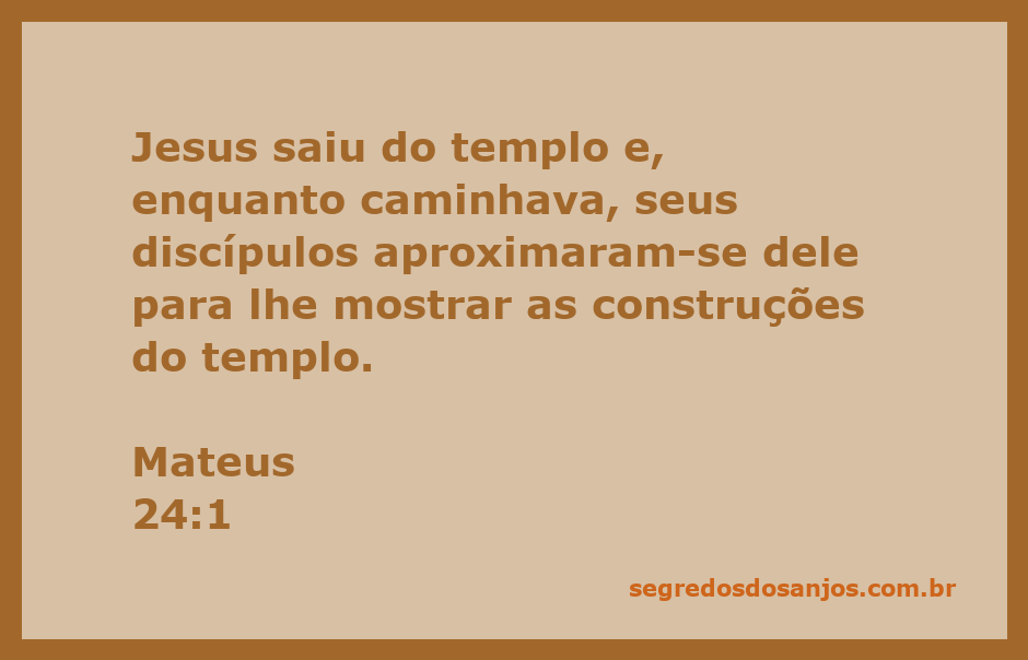 Imagem de Jesus e seus discípulos observando as construções do templo em Jerusalém.