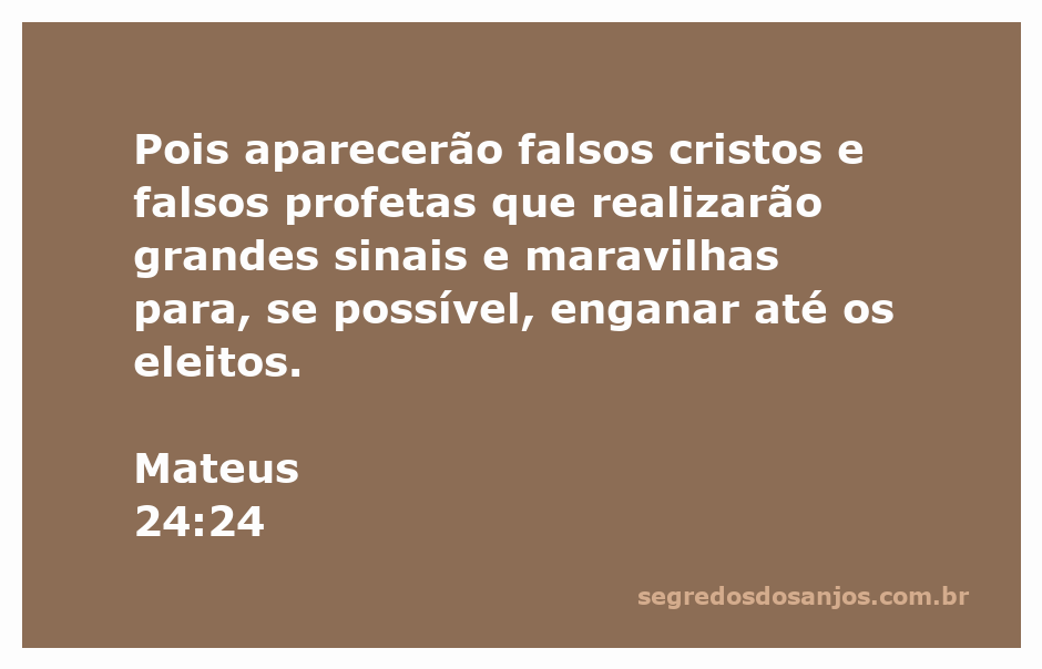 Imagem representando falsos cristos e profetas, simbolizando a advertência de Mateus 24:24 sobre enganos espirituais.