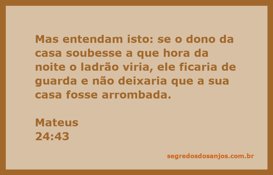 Ilustração de um homem vigilante protegendo sua casa durante a noite, simbolizando a passagem de Mateus 24:43.
