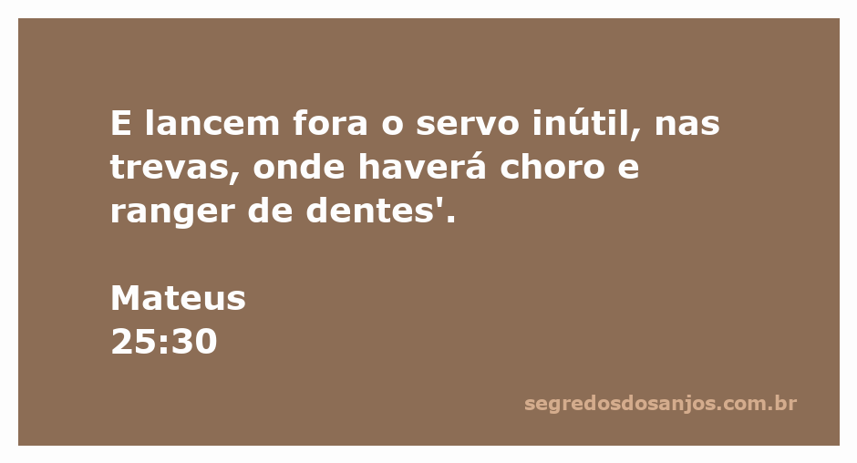 Ilustração de uma cena de julgamento onde um servo é expulso para as trevas, simbolizando a punição pela falta de diligência.