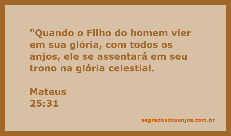 Representação do Filho do Homem sentado em seu trono celestial com anjos ao redor.