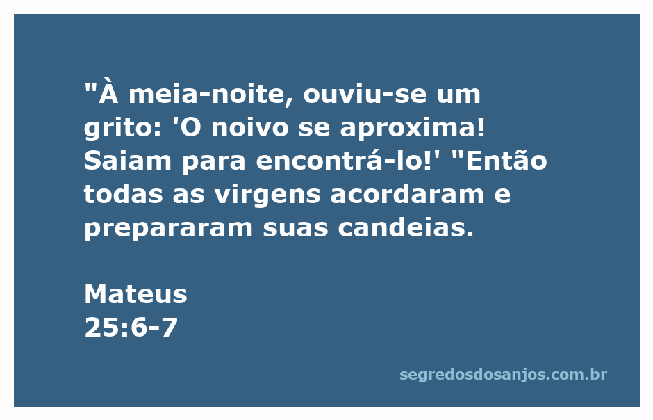 Imagem representando um grupo de virgens esperando o noivo à meia-noite, com candeias acesas.