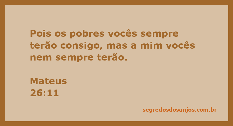 Ilustração representando Mateus 26:11, destacando a importância dos pobres e a presença de Jesus.