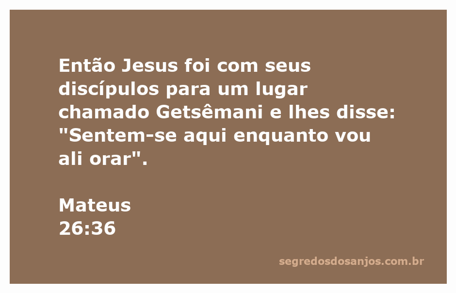 Jesus orando no Jardim do Getsêmani com seus discípulos ao fundo