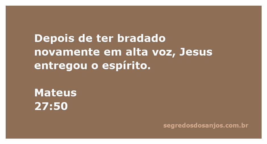 Jesus entregando o espírito na cruz, simbolizando sua morte sacrificial.