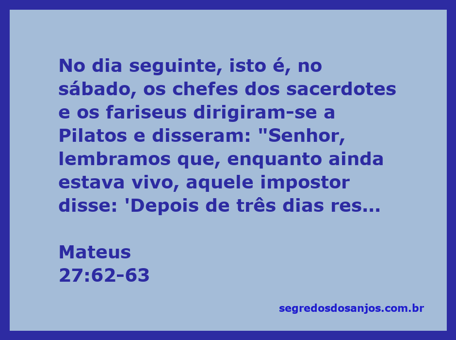 Cenário representando os chefes dos sacerdotes e fariseus conversando com Pilatos sobre a ressurreição de Jesus