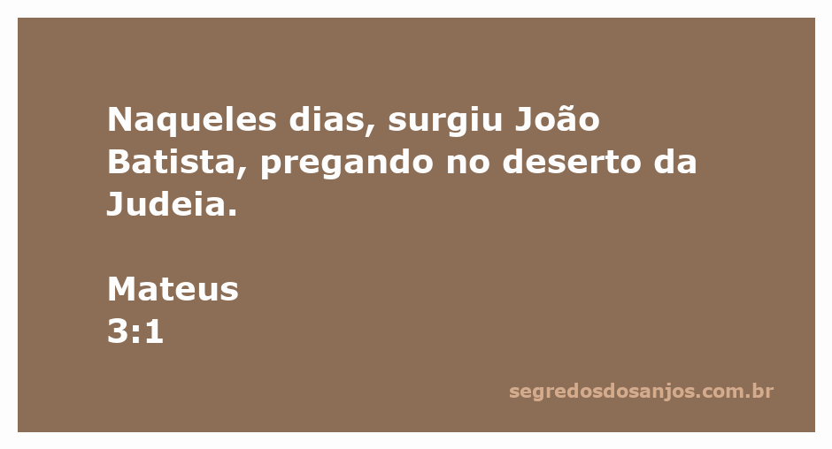 Imagem de João Batista pregando no deserto da Judeia, simbolizando o início do ministério profético.
