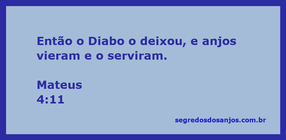 Anjos servindo a Jesus após a tentação no deserto conforme Mateus 4:11.