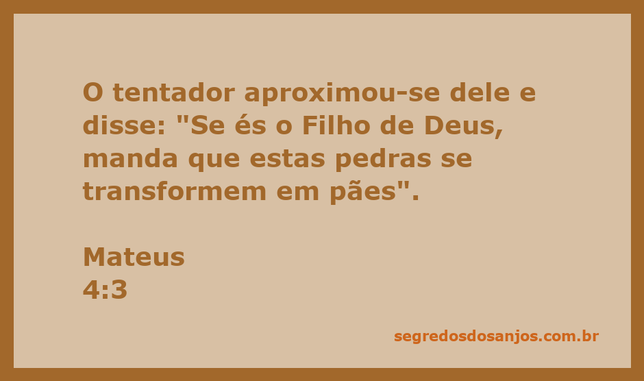 Imagem de Jesus sendo tentado no deserto, com pedras ao seu redor e a sombra de um tentador.