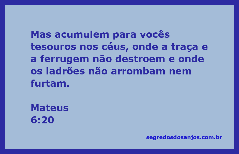 Ilustração de tesouros nos céus, simbolizando a passagem de Mateus 6:20.
