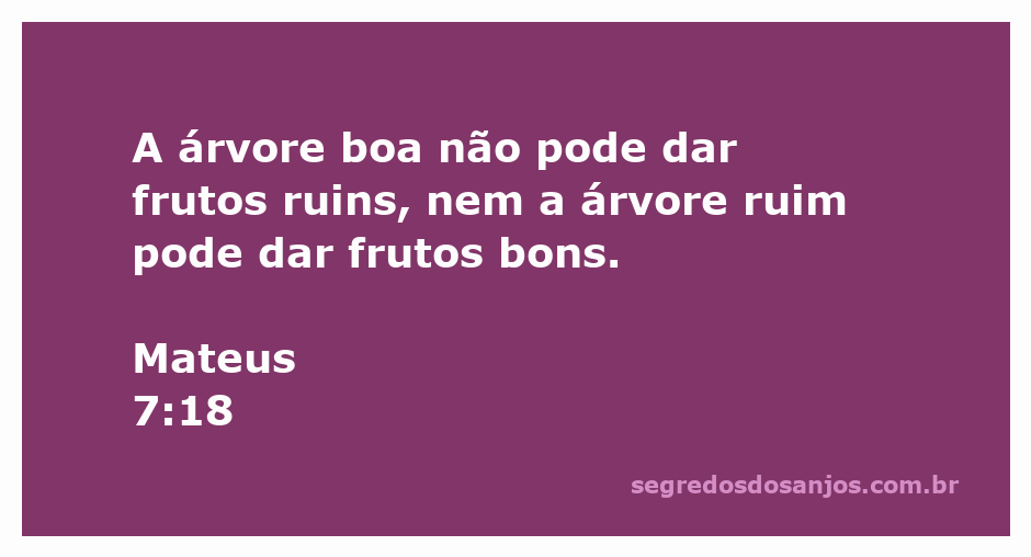 Uma árvore frutífera saudável com frutos maduros e uma árvore seca sem frutos, ilustrando o versículo de Mateus 7:18 sobre a qualidade dos frutos.
