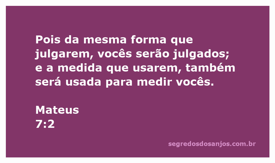 Imagem ilustrativa da mensagem de Mateus 7:2 sobre o julgamento e a medida que usamos para avaliar os outros.