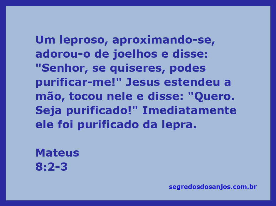 Ilustração de Jesus curando um leproso, simbolizando compaixão e purificação.
