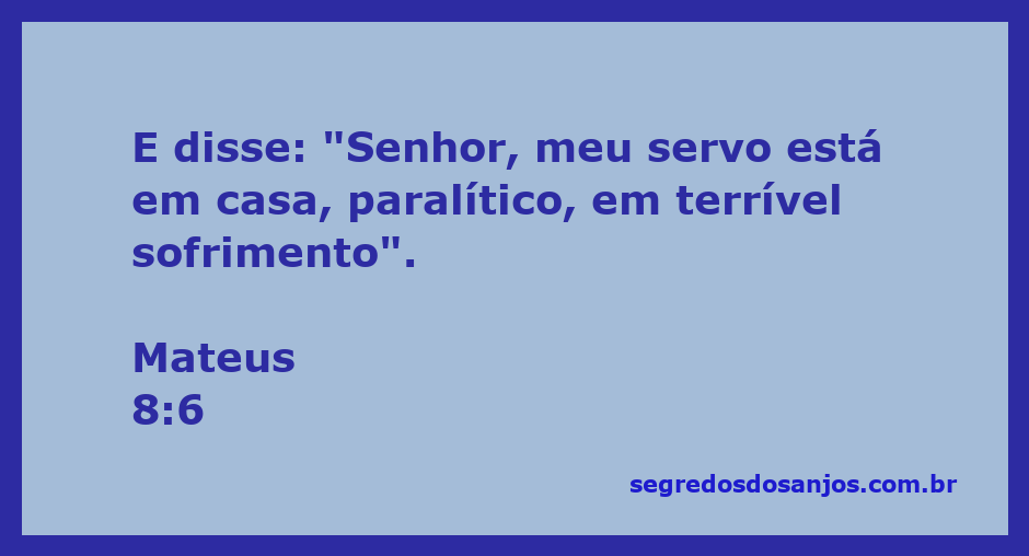Imagem representativa de um servo paralítico em sofrimento, inspirado no versículo Mateus 8:6.