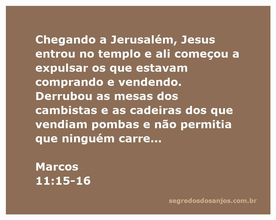 Jesus expulsando os mercadores do templo em Jerusalém, derrubando mesas e cadeiras.