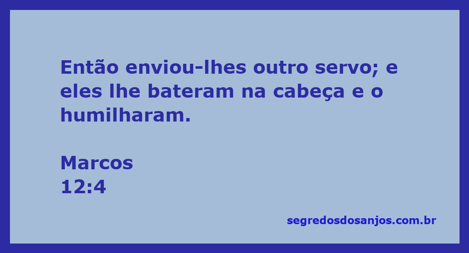 Ilustração de um servo sendo maltratado, representando a passagem de Marcos 12:4.