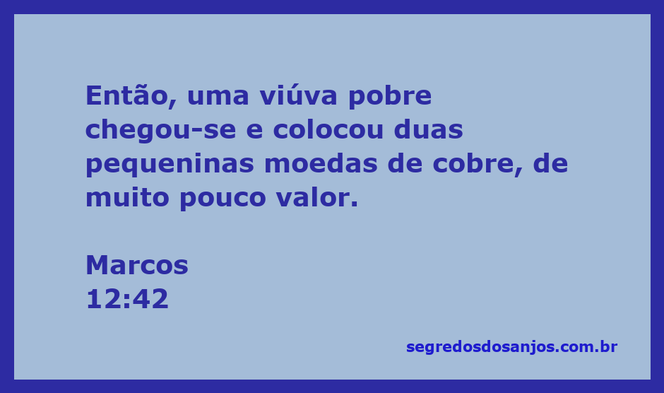Uma viúva pobre colocando duas pequenas moedas de cobre na caixa de ofertas, simbolizando generosidade e fé.