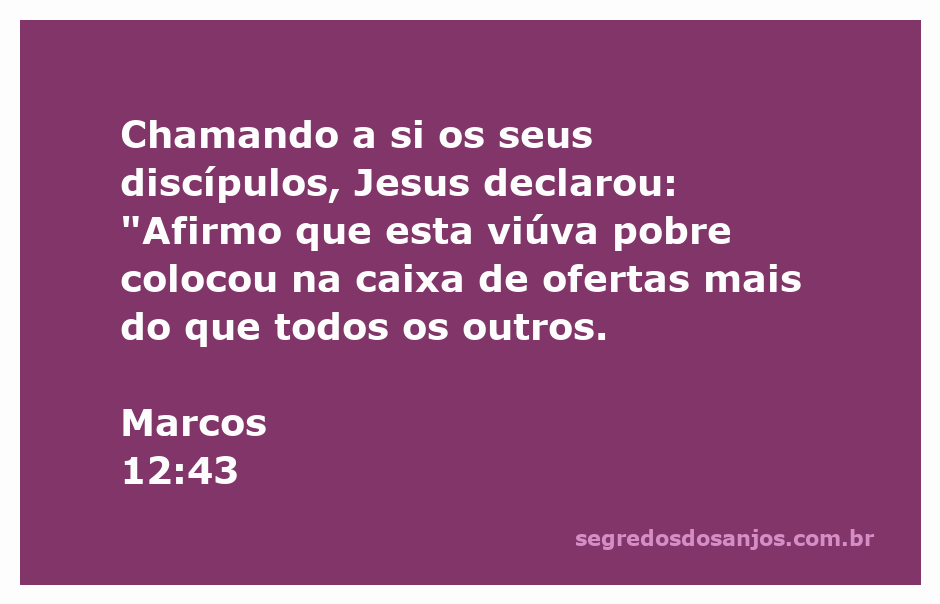 Ilustração de Jesus ensinando aos seus discípulos sobre a oferta da viúva pobre.