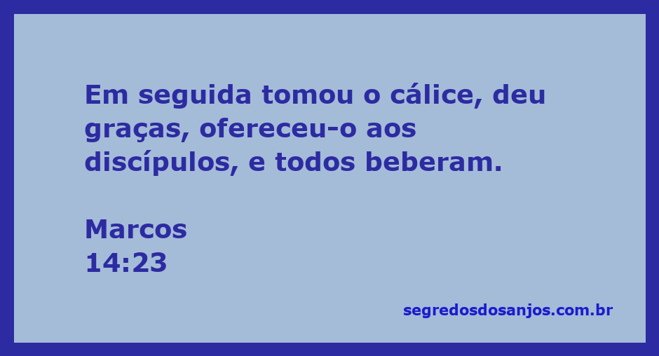 Cálice sendo levantado por Jesus durante a Última Ceia, simbolizando a comunhão entre Ele e os discípulos.