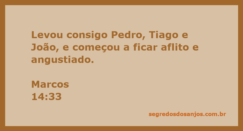 Jesus em oração com Pedro, Tiago e João, expressando aflição e angustia