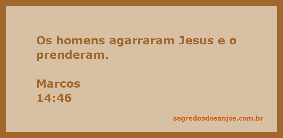 Imagem de homens agarrando Jesus durante sua prisão.