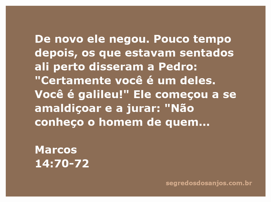 Pedro negando Jesus e lembrando da profecia do galo, em uma cena dramática.