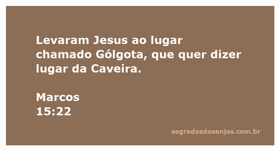 Imagem representativa do lugar chamado Gólgota, onde Jesus foi crucificado.