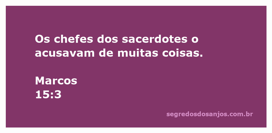 Os chefes dos sacerdotes acusando Jesus durante seu julgamento.