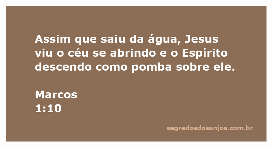 Imagem de Jesus saindo da água com o céu se abrindo e o Espírito Santo descendo em forma de pomba.