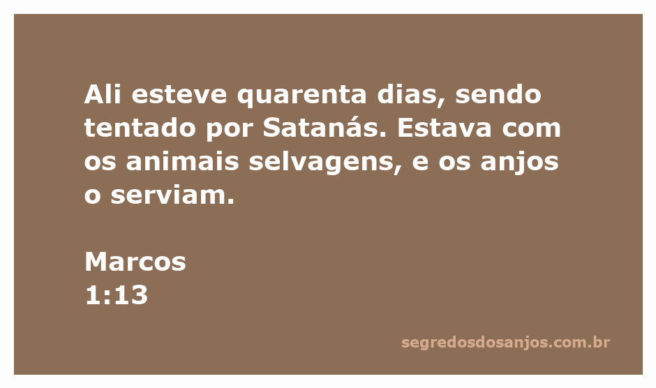 Jesus no deserto, sendo tentado por Satanás, cercado por animais selvagens e servido por anjos.