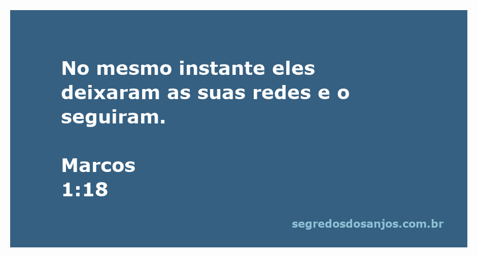 Discipulos deixando suas redes para seguir Jesus