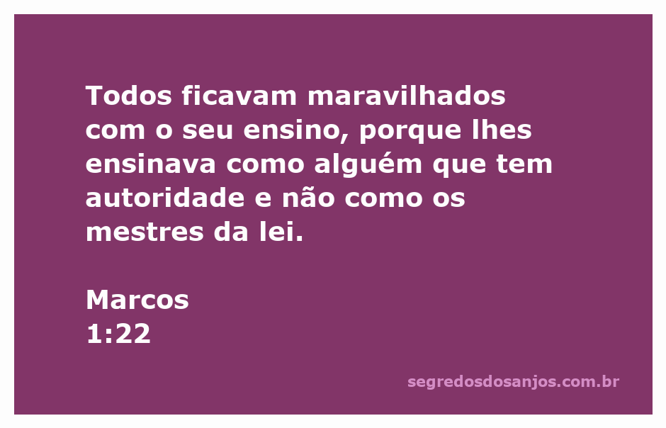 Jesus ensinando com autoridade em uma sinagoga, impressionando a multidão.