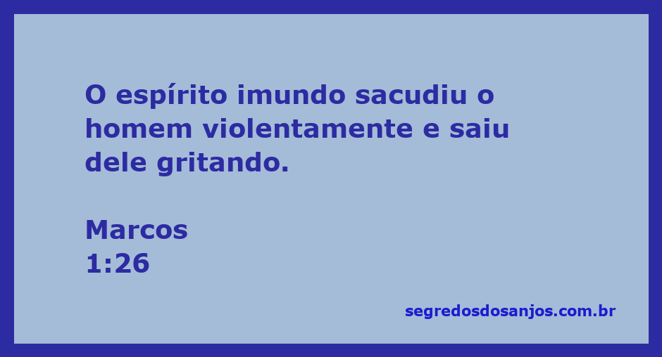 Imagem de um homem possuído por um espírito imundo sendo libertado por Jesus.