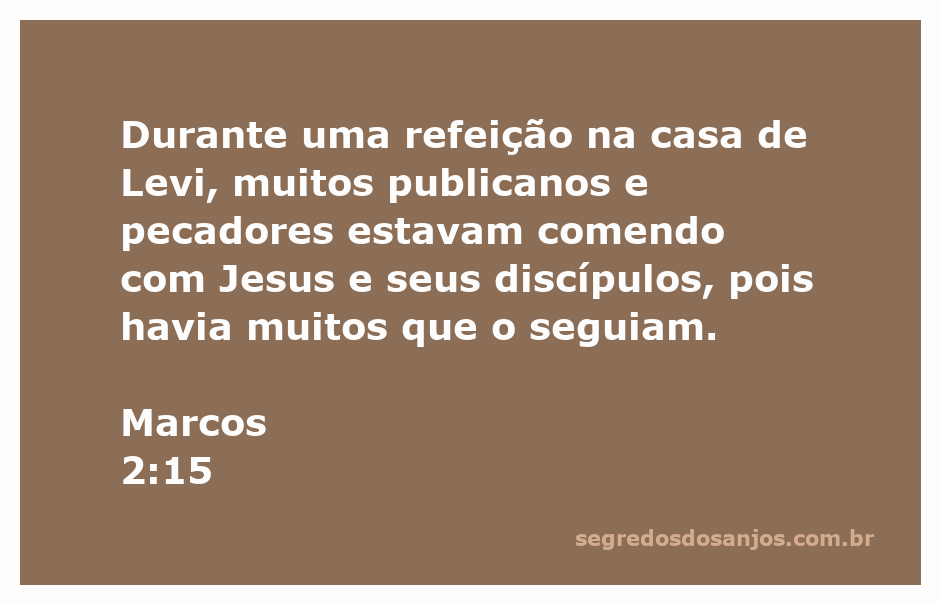 Jesus compartilhando uma refeição com Levi, publicanos e pecadores.