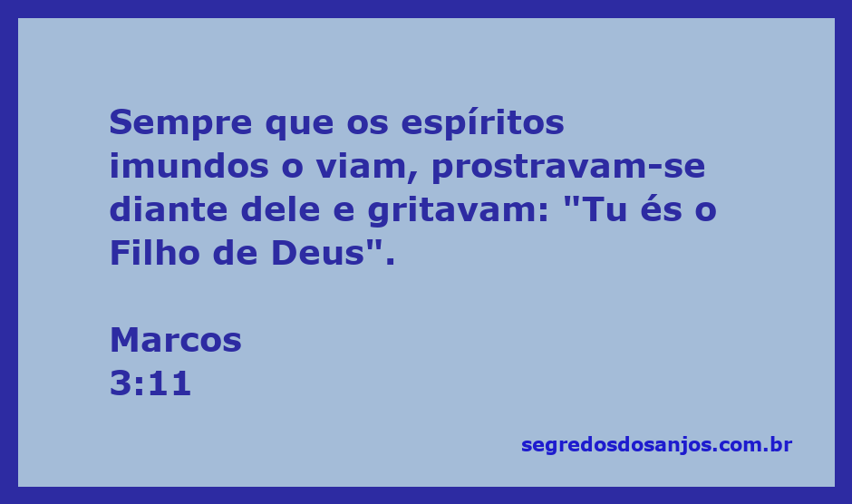 Imagem de espíritos imundos se prostrando diante de Jesus, reconhecendo-o como o Filho de Deus, conforme Marcos 3:11.